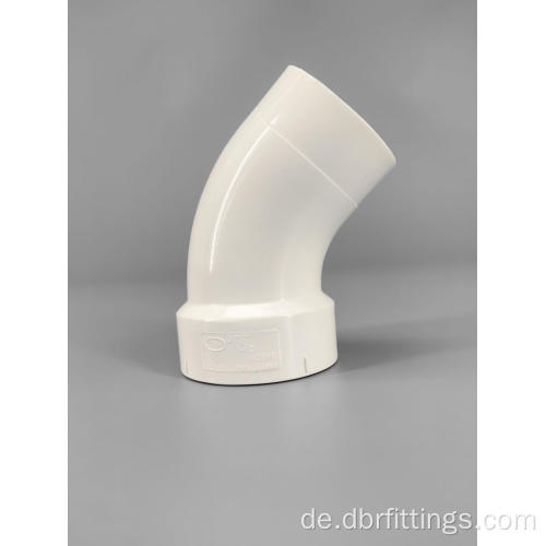 PVC -Armaturen 45 ° Street Elbow